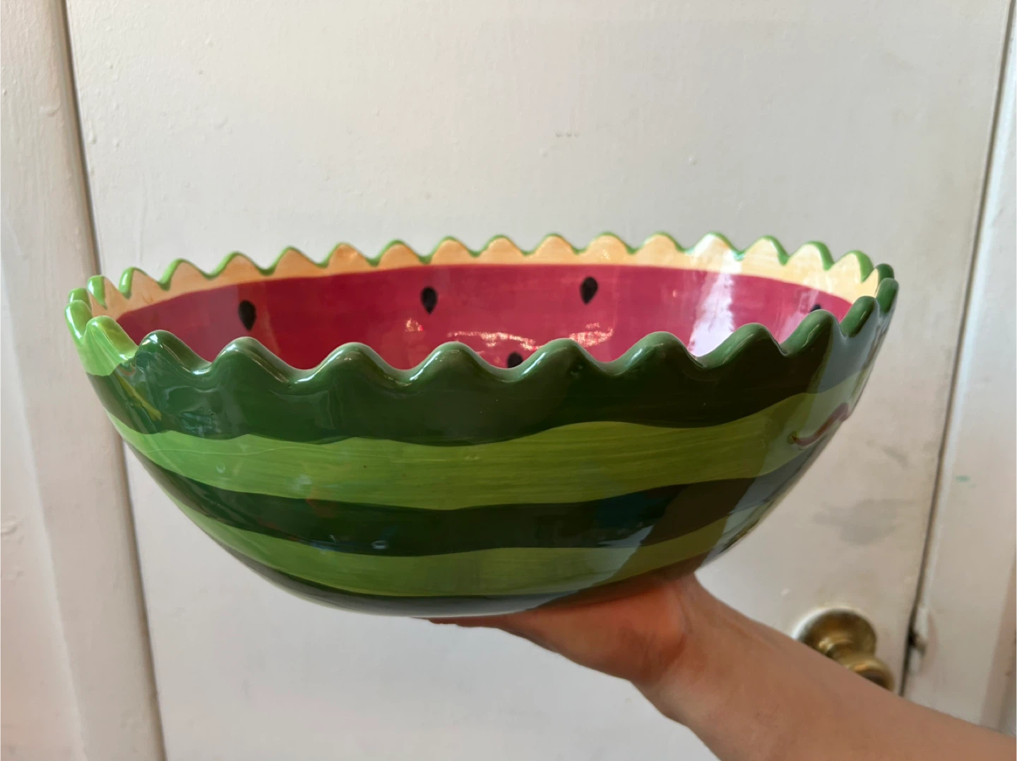 Nantucket home watermelon bowl oval
