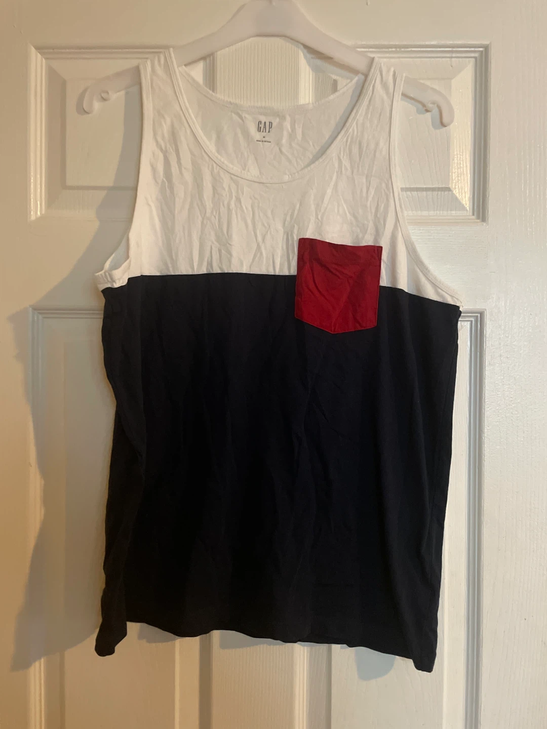 Man size M  Color Block Tank Top