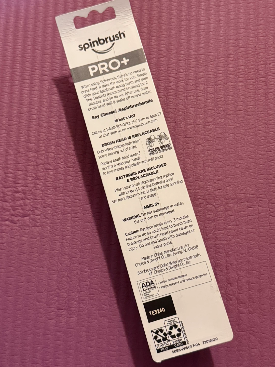 Spinbrush PRO+ Dual Brush Head Action Powered Toothbrush - photo 2