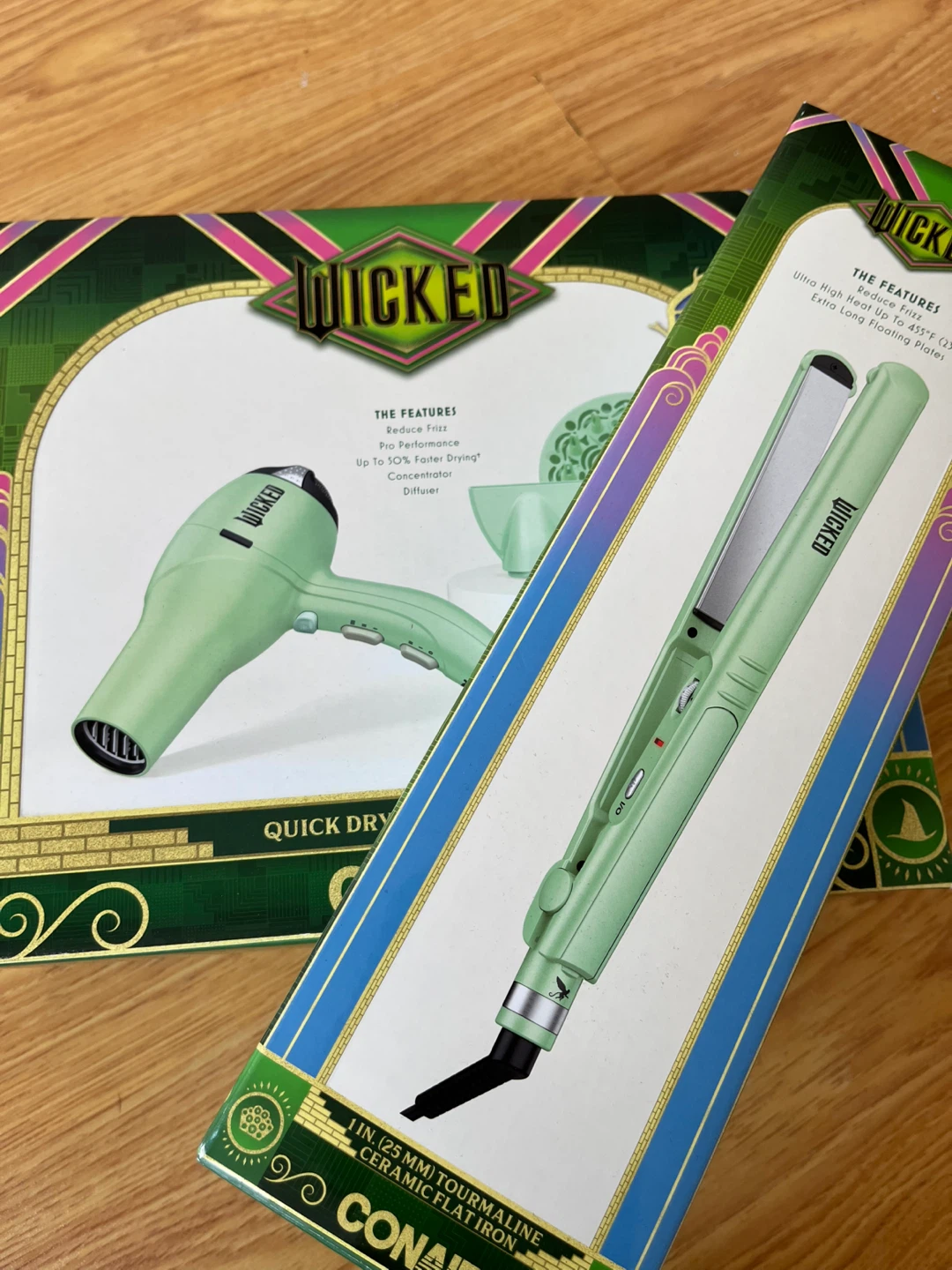Conair Wicked Quick Drying Salon Dryer & Flat Iron Set