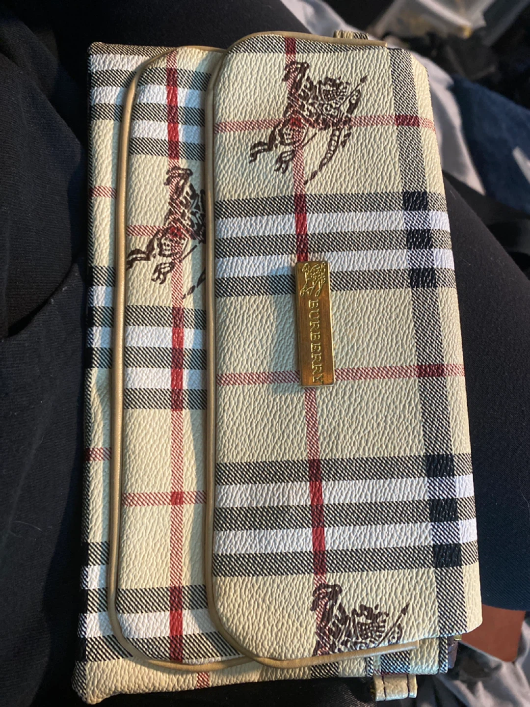Burberry Haymarket Check Clutch Wallet - photo 2