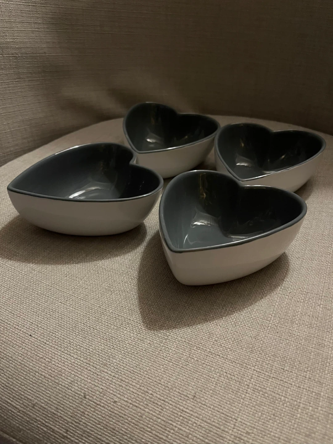Stokes Heart Shaped Bowls - Set of 4 - photo 2