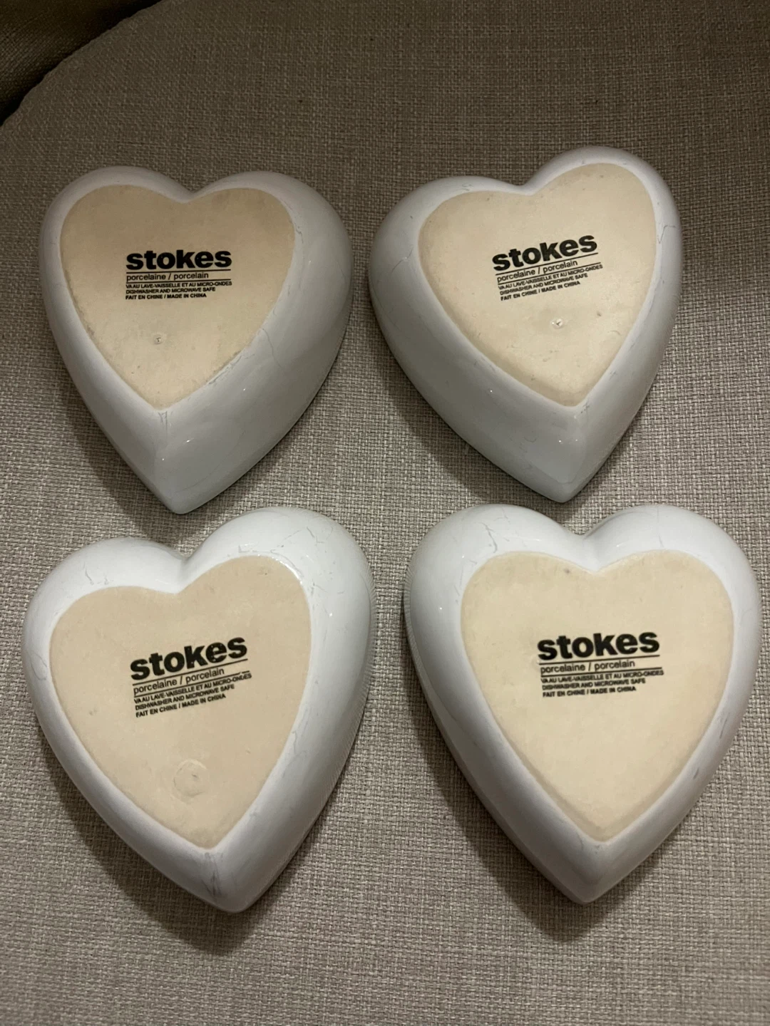 Stokes Heart Shaped Bowls - Set of 4 - photo 3