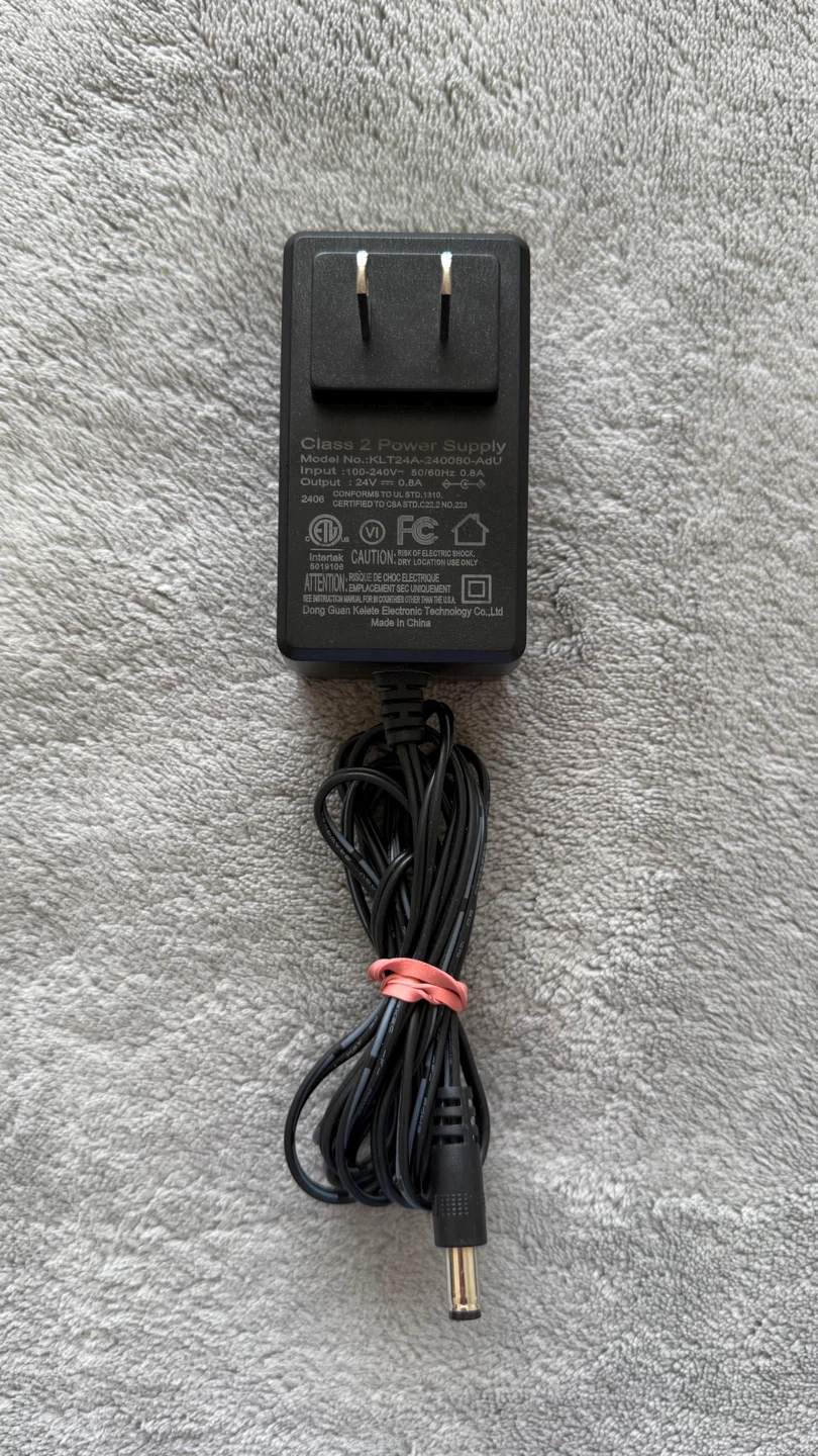 Class 2 Power Supply 24V 0.8A Adapter KLT24A-240080-AdU