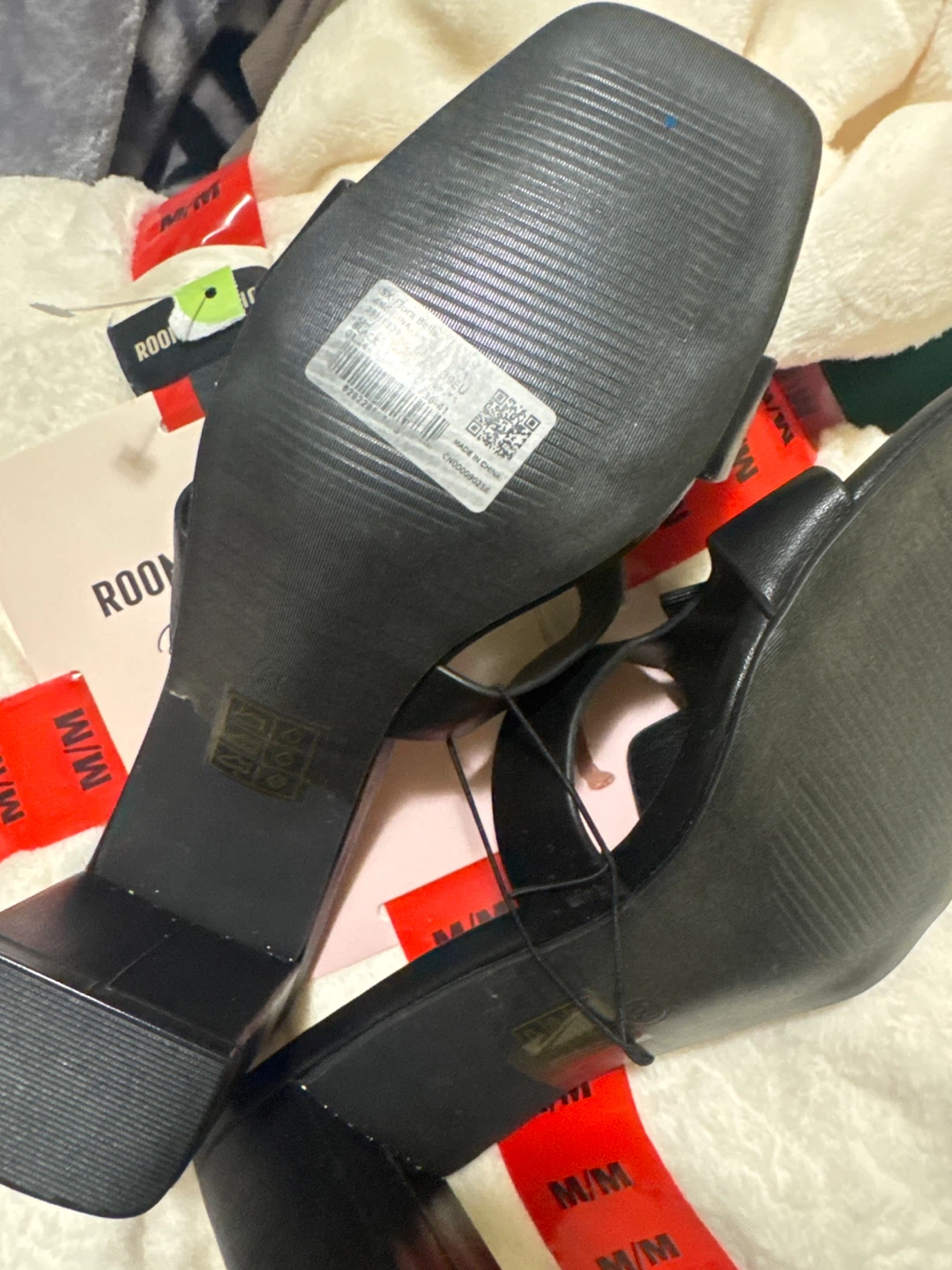 Flora Bella Black Bow Detail Mules - Size M/M - photo 3