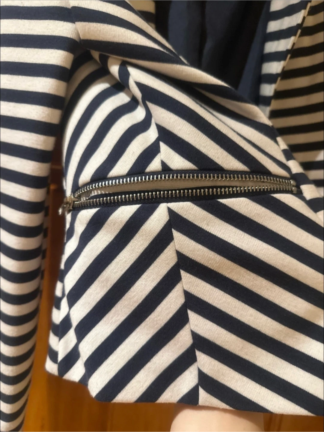 Casual Striped Blazer - photo 2
