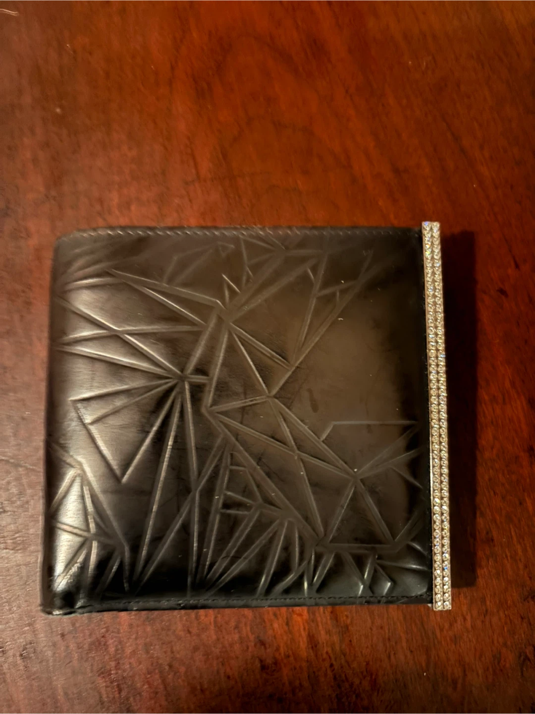 Swarovski Black Textured Wallet - photo 4
