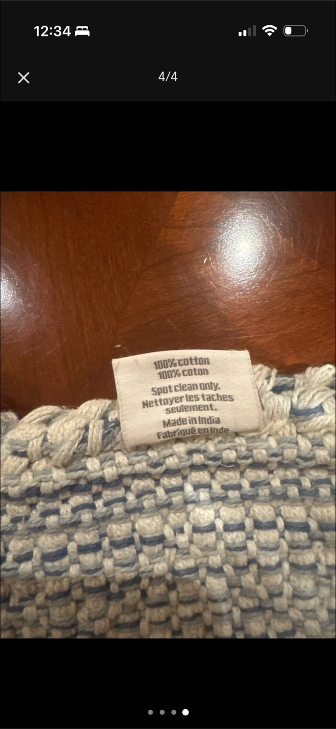 Rustic woven mat - photo 4