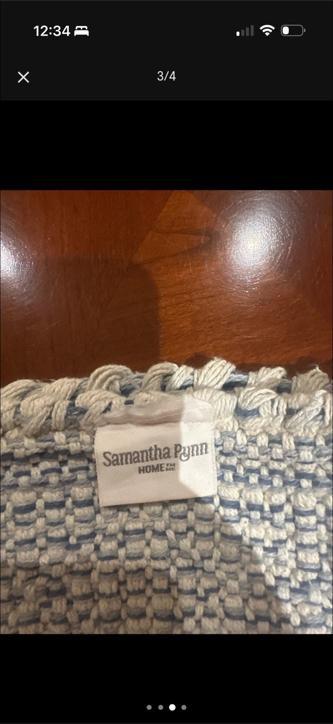 Rustic woven mat - photo 3