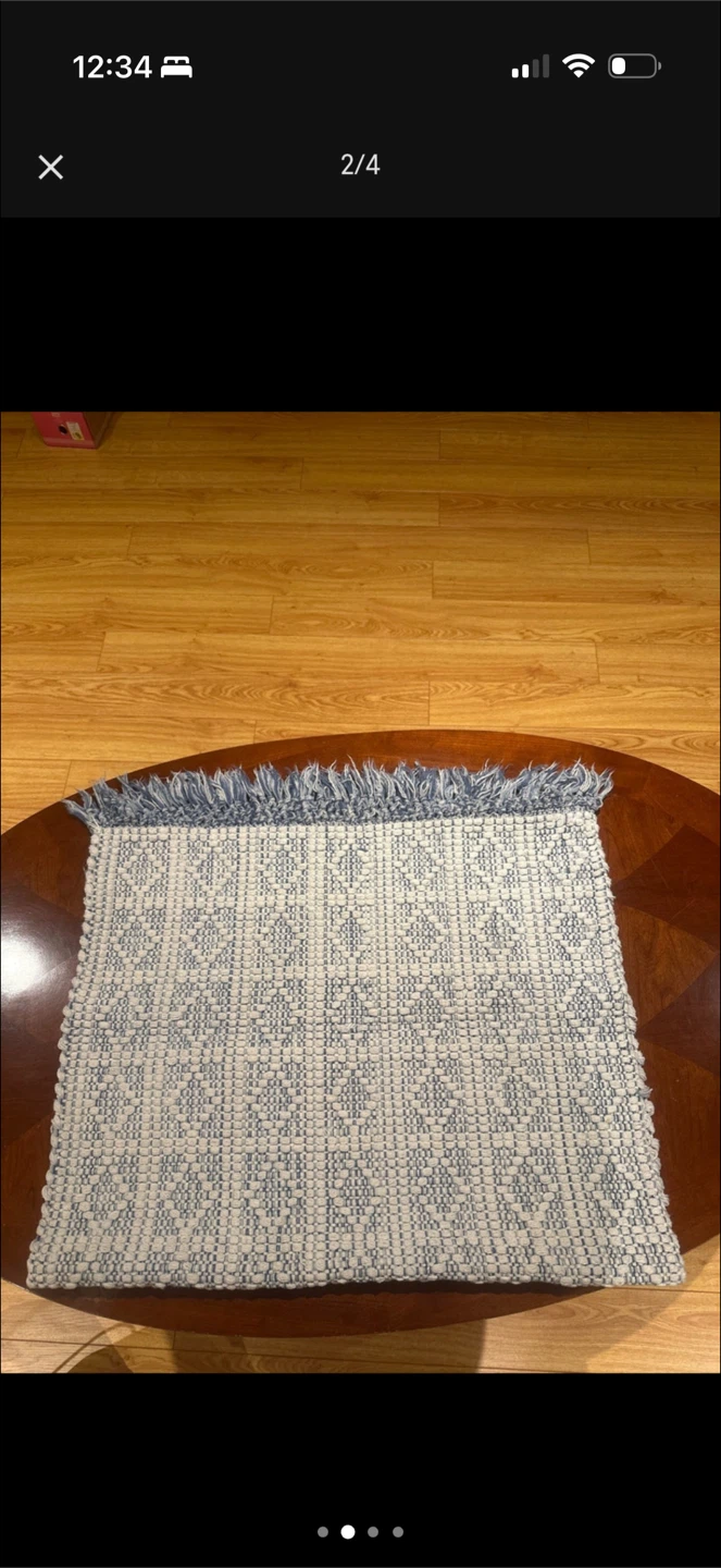 Rustic woven mat - photo 2