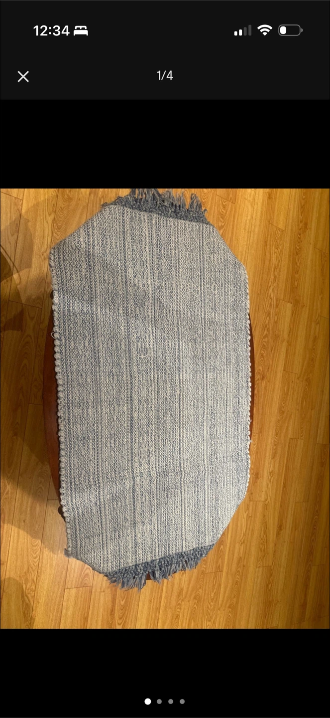 Rustic woven mat