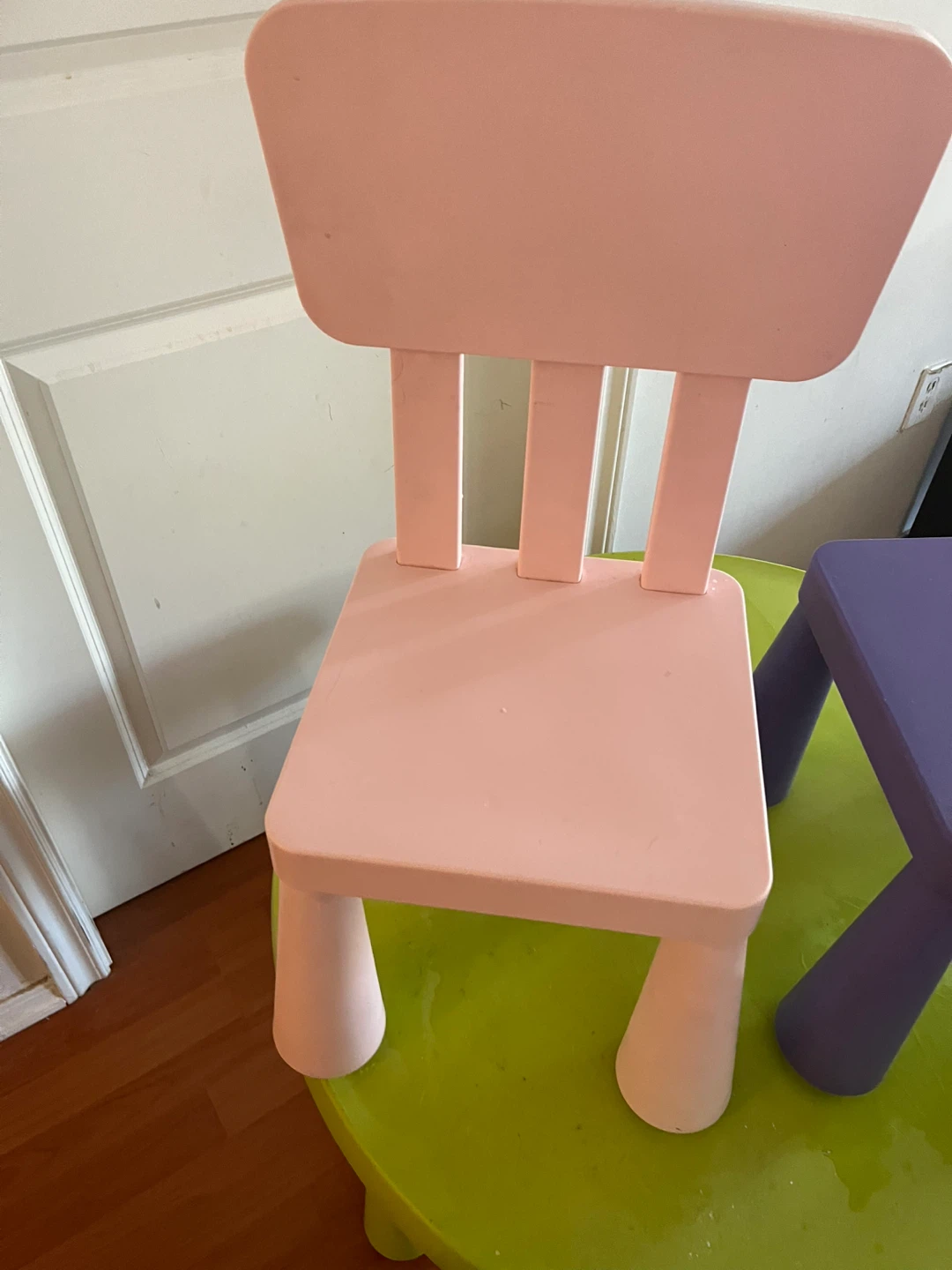 IKEA Mammut Children's Chairs (Pink and Purple) - photo 3