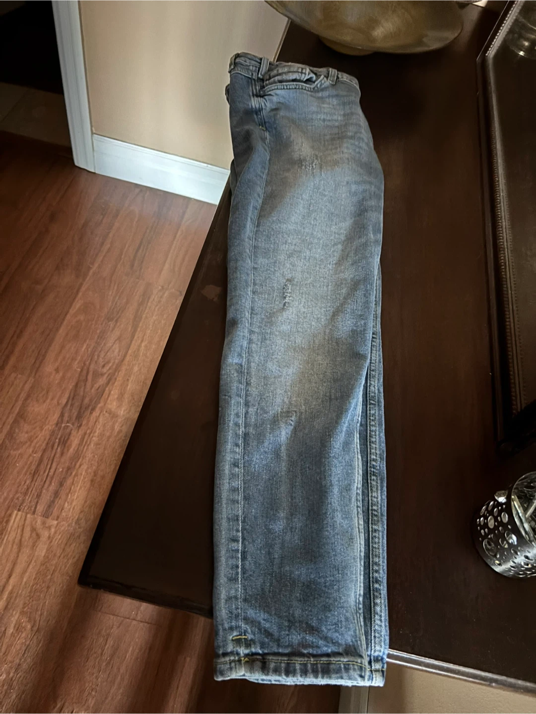Zara Blue Basic Denim Capri  Jeans size 28