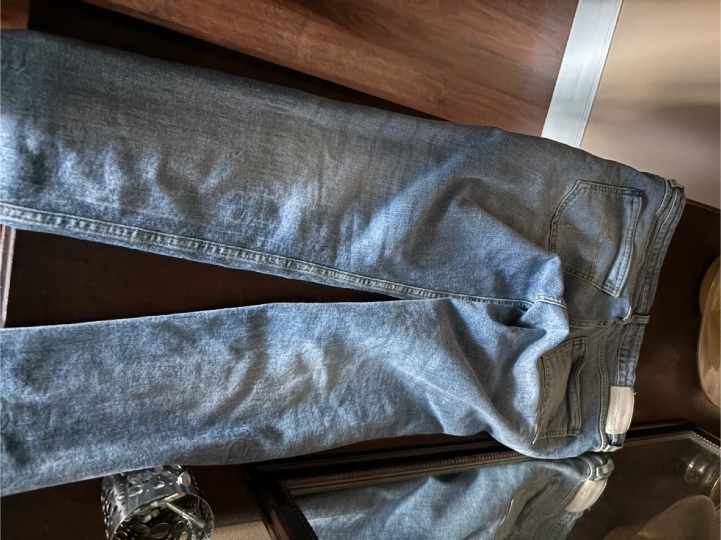 Zara Blue Basic Denim Capri  Jeans size 28 - photo 3