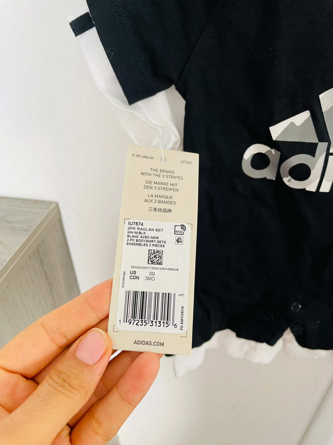 Adidas Baby 2-Pack Raglan Set 3M - photo 4