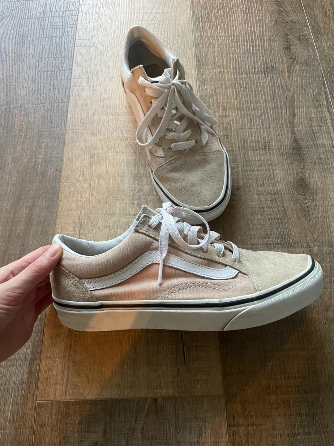 Vans Old Skool Peach Suede Sneakers - photo 2