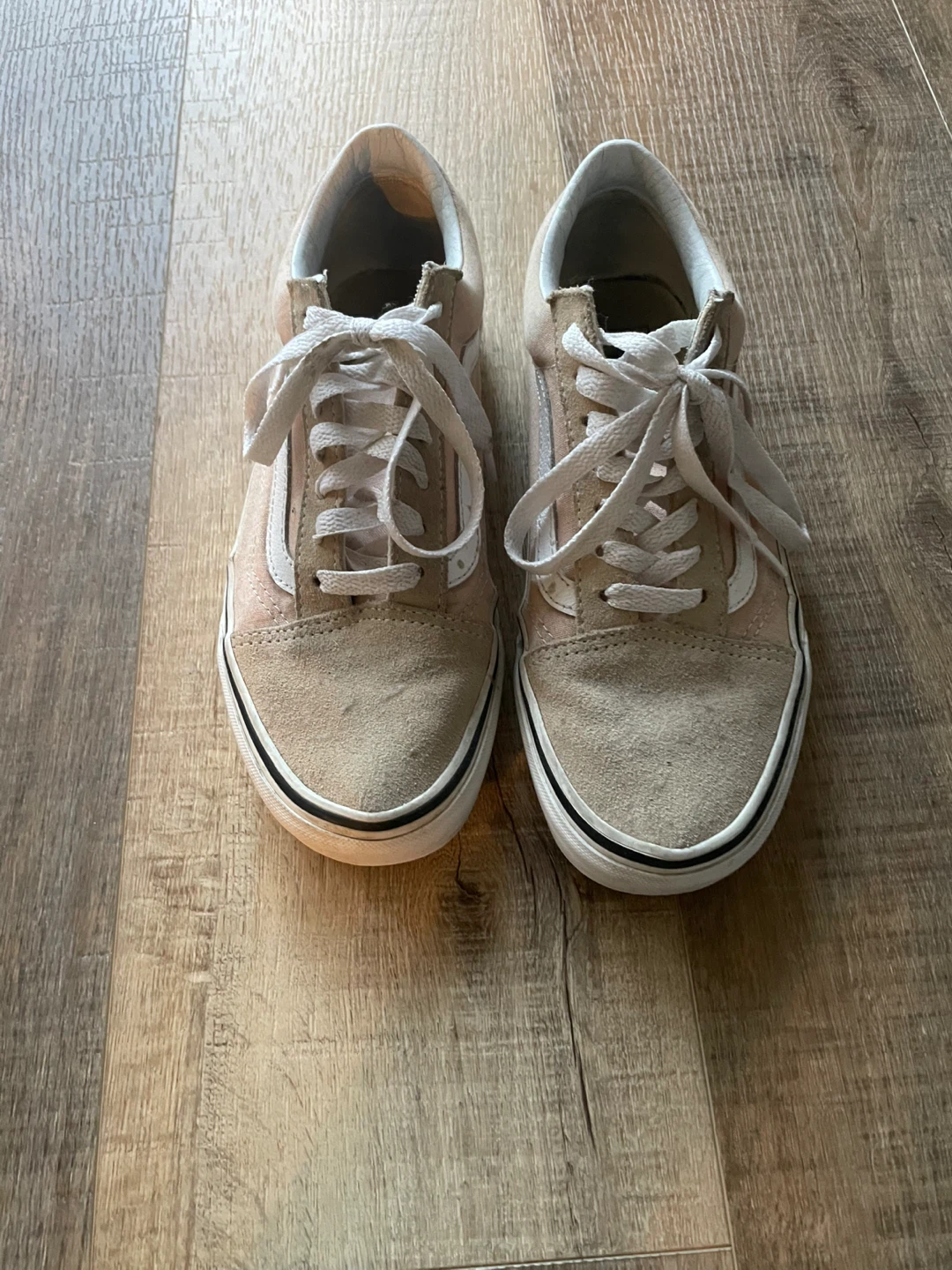 Vans Old Skool Peach Suede Sneakers