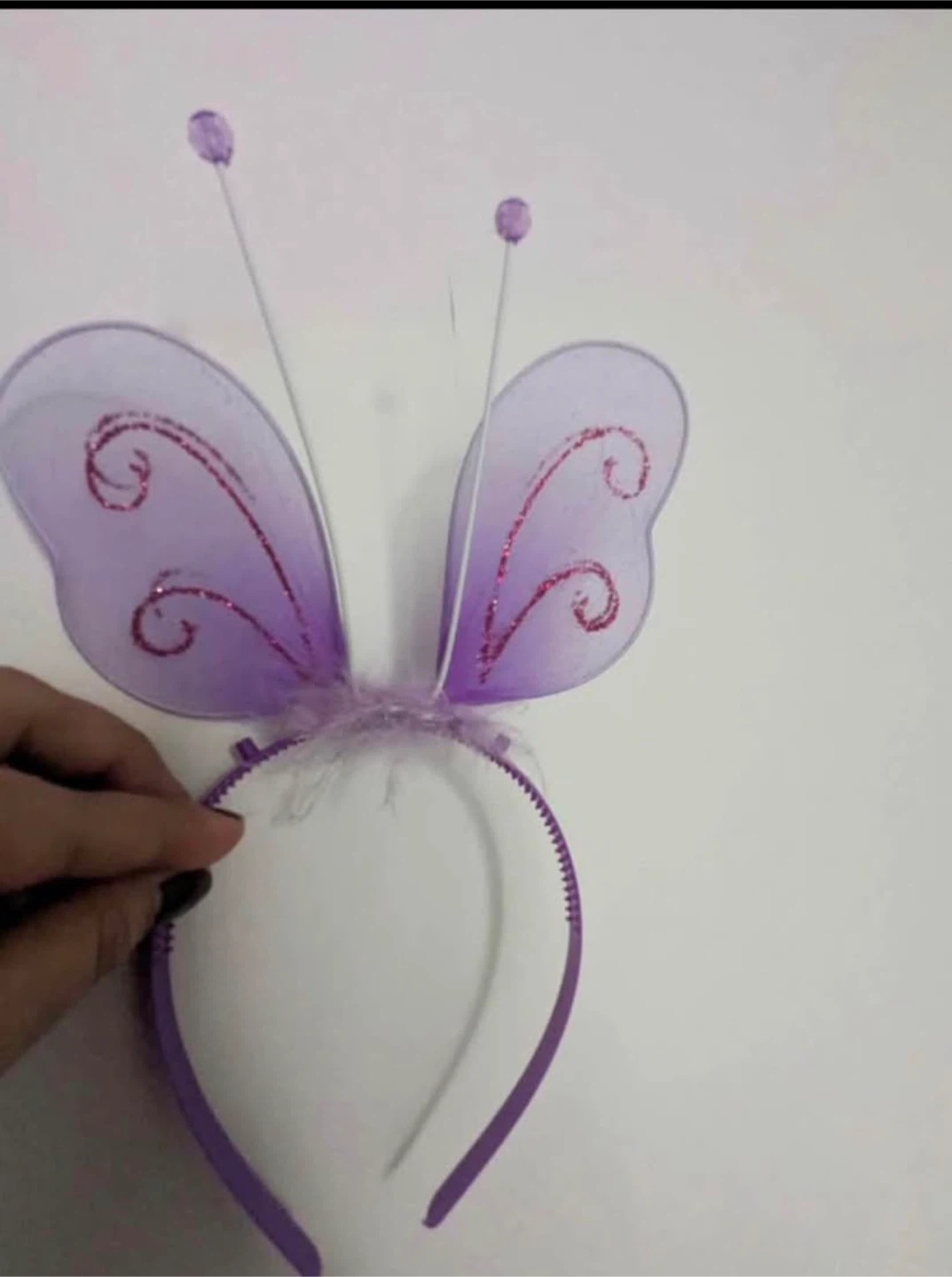 Purple Tulle Dress with Bow - photo 3