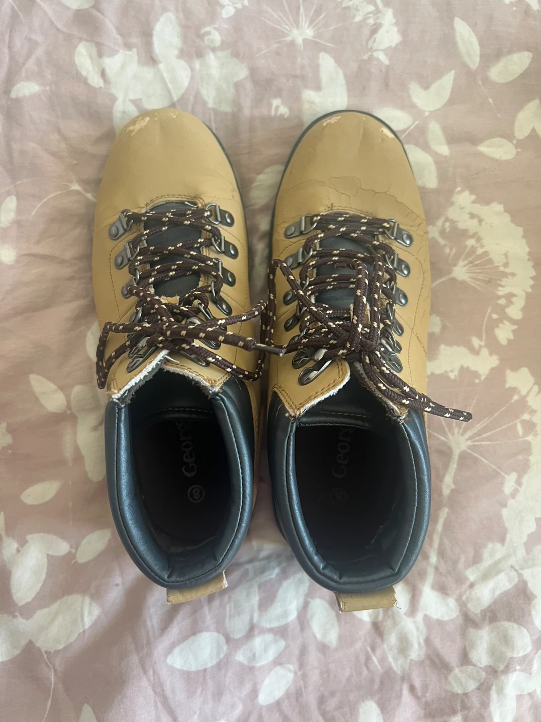 George Shoes Tan Lace-Up - photo 5