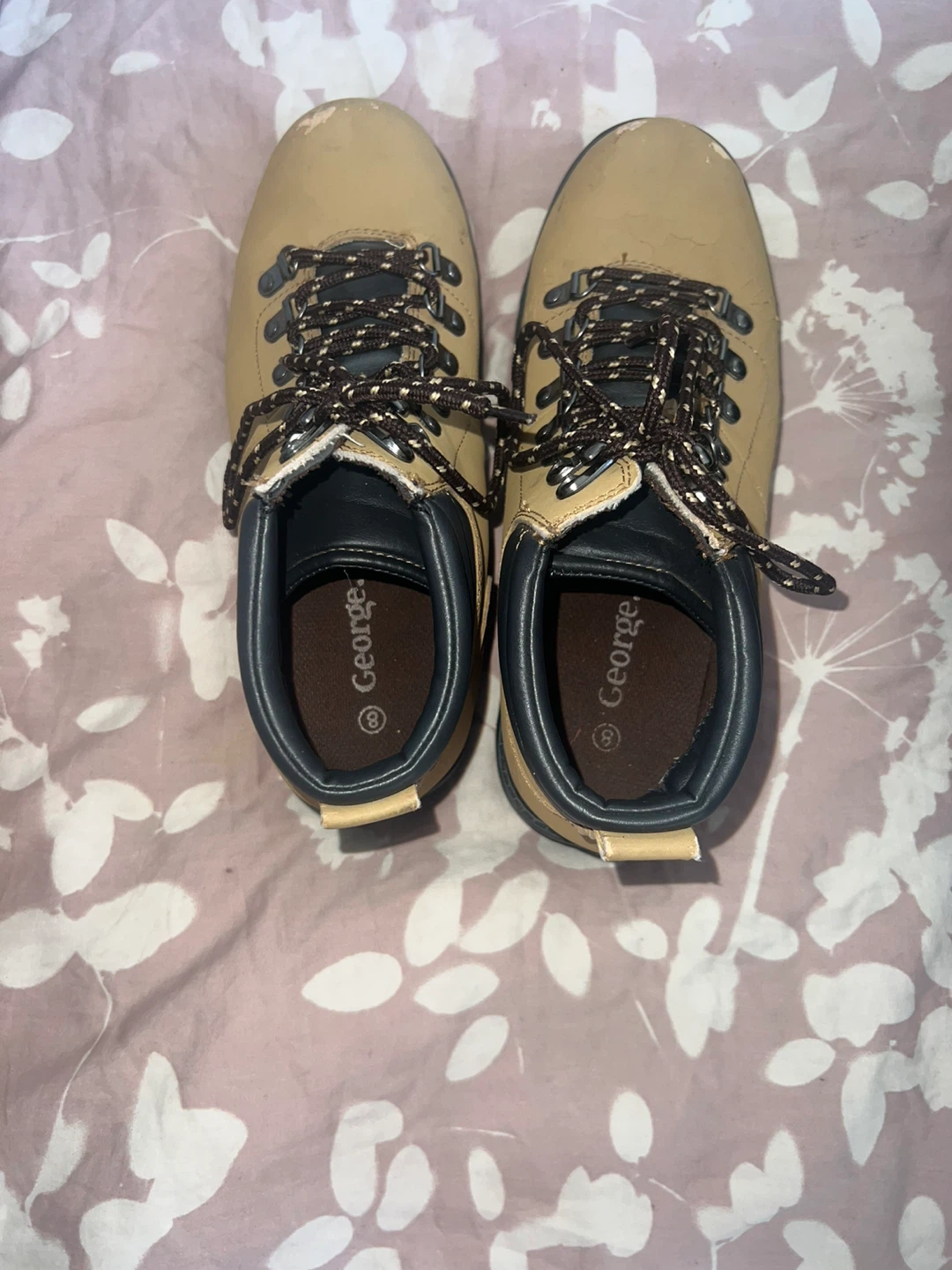 George Shoes Tan Lace-Up - photo 4