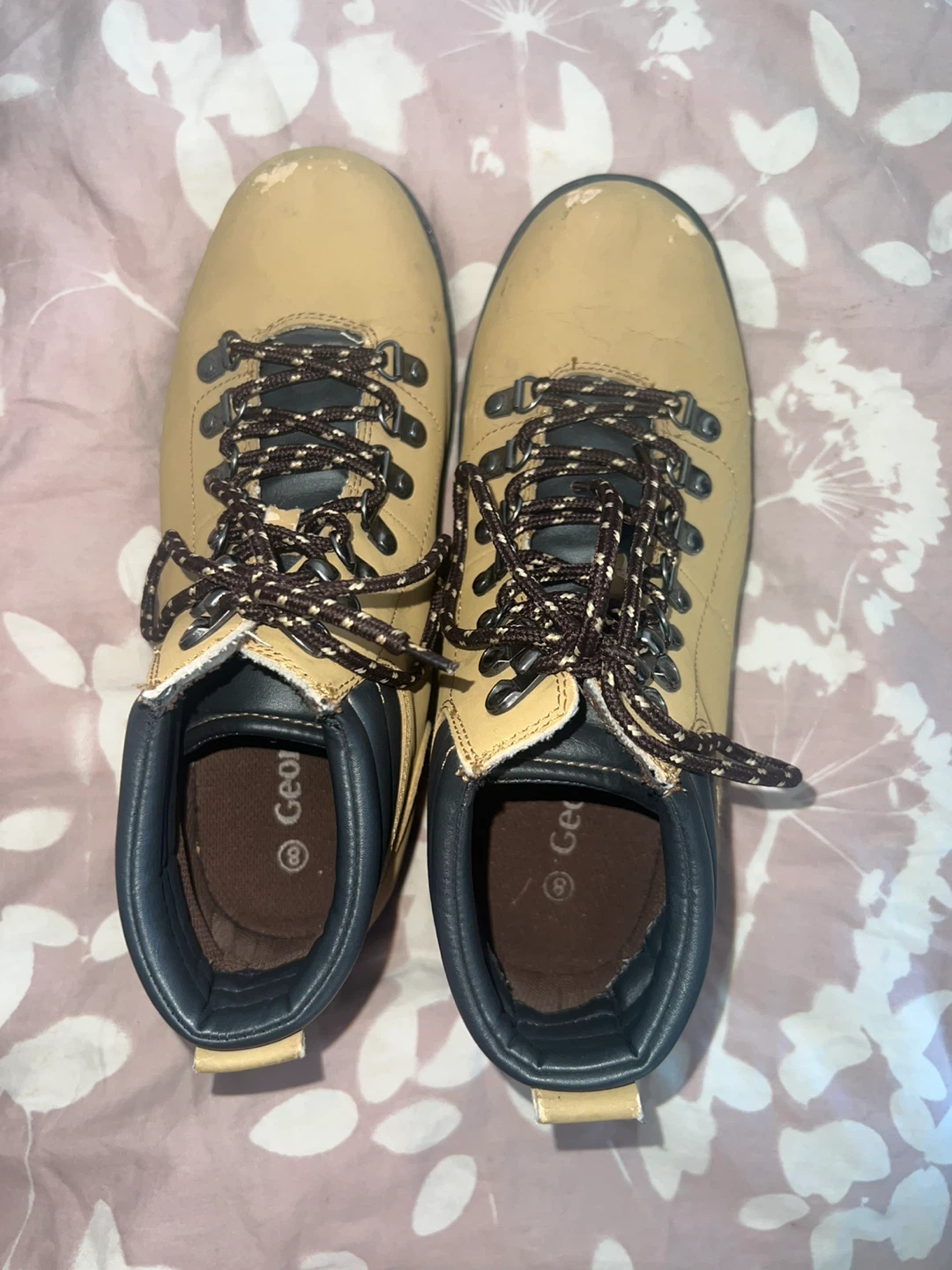 George Shoes Tan Lace-Up - photo 2