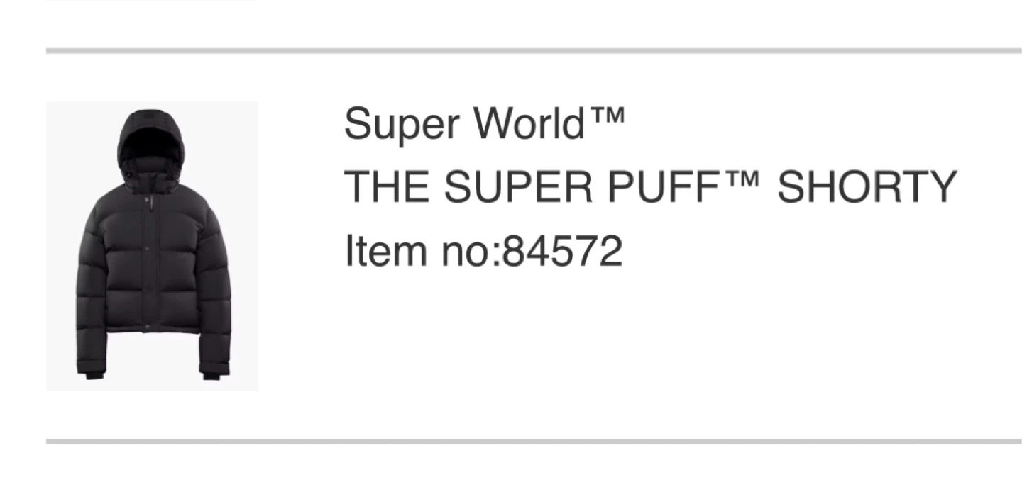 TNA The Super Puff Shorty / Black / 2XL - photo 5