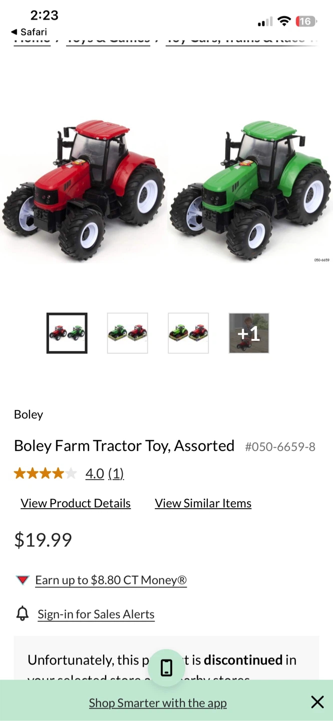 Boley Farm Tractor Toy