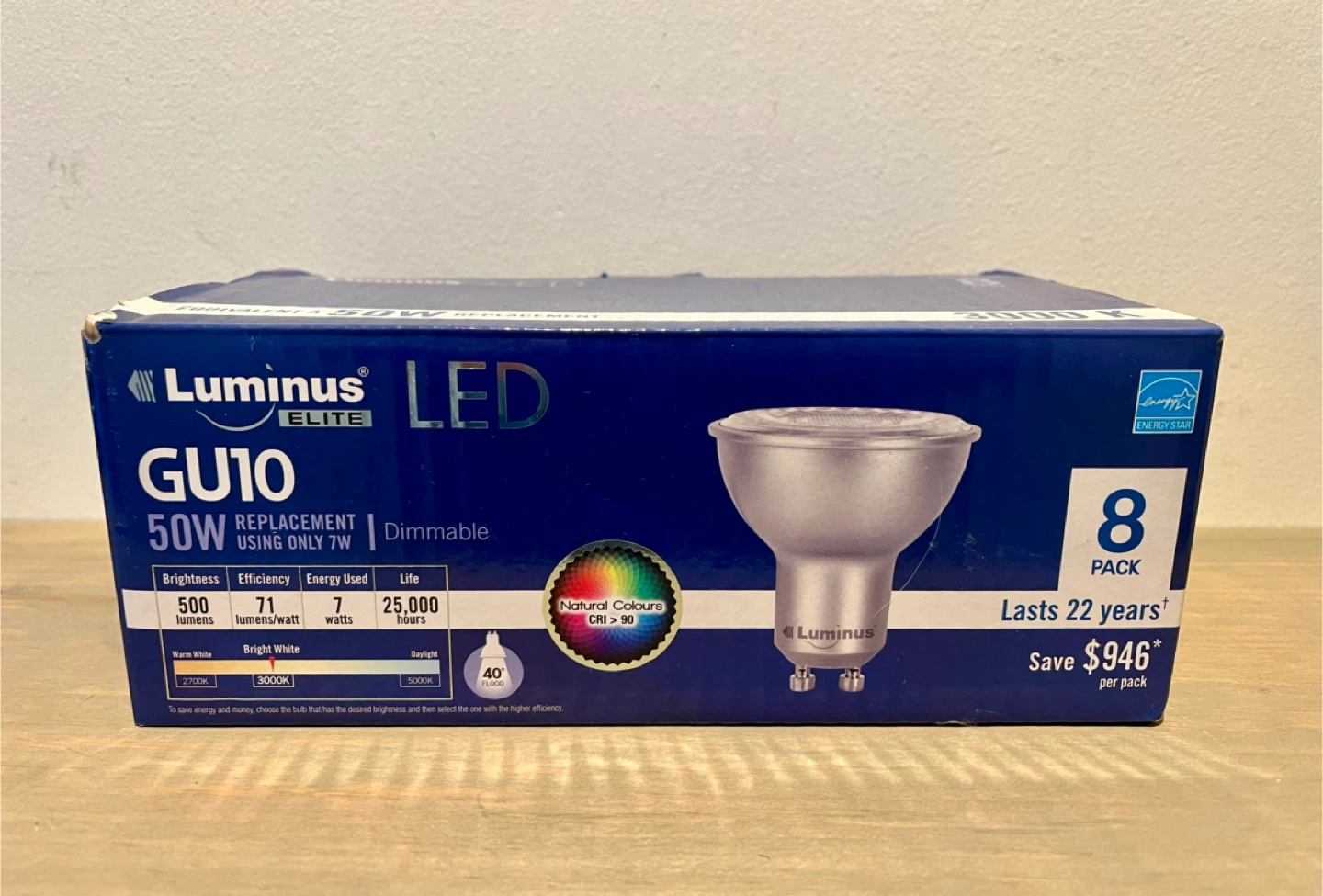 Luminus GU10 LED Bulbs - 8 Pack - photo 2