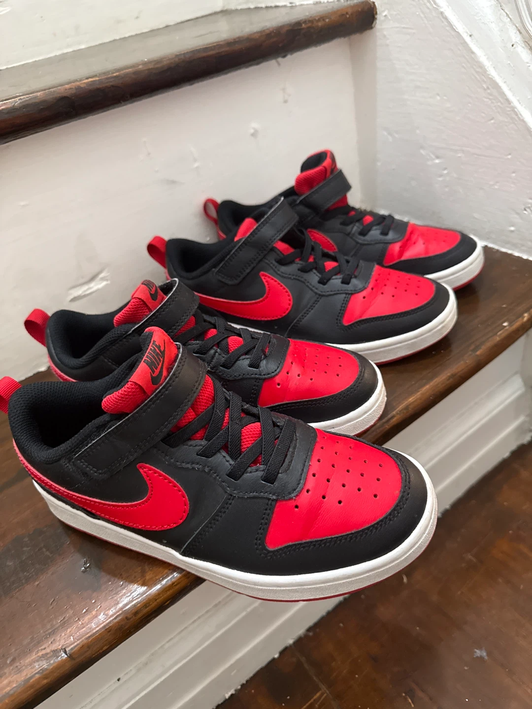 Nike Kids' Shoes Black Red 2 Y