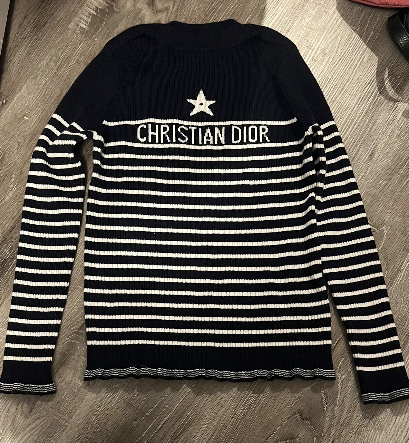 Christian Dior Striped Knitwear Sweater