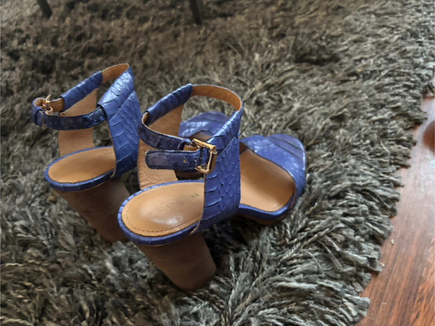 Coach Strappy  Block Heels in size 8.5 - photo 3