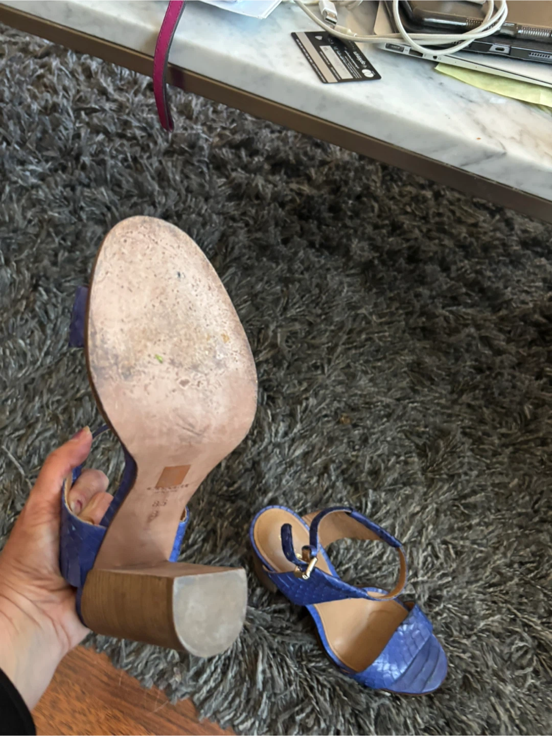 Coach Strappy  Block Heels in size 8.5 - photo 5