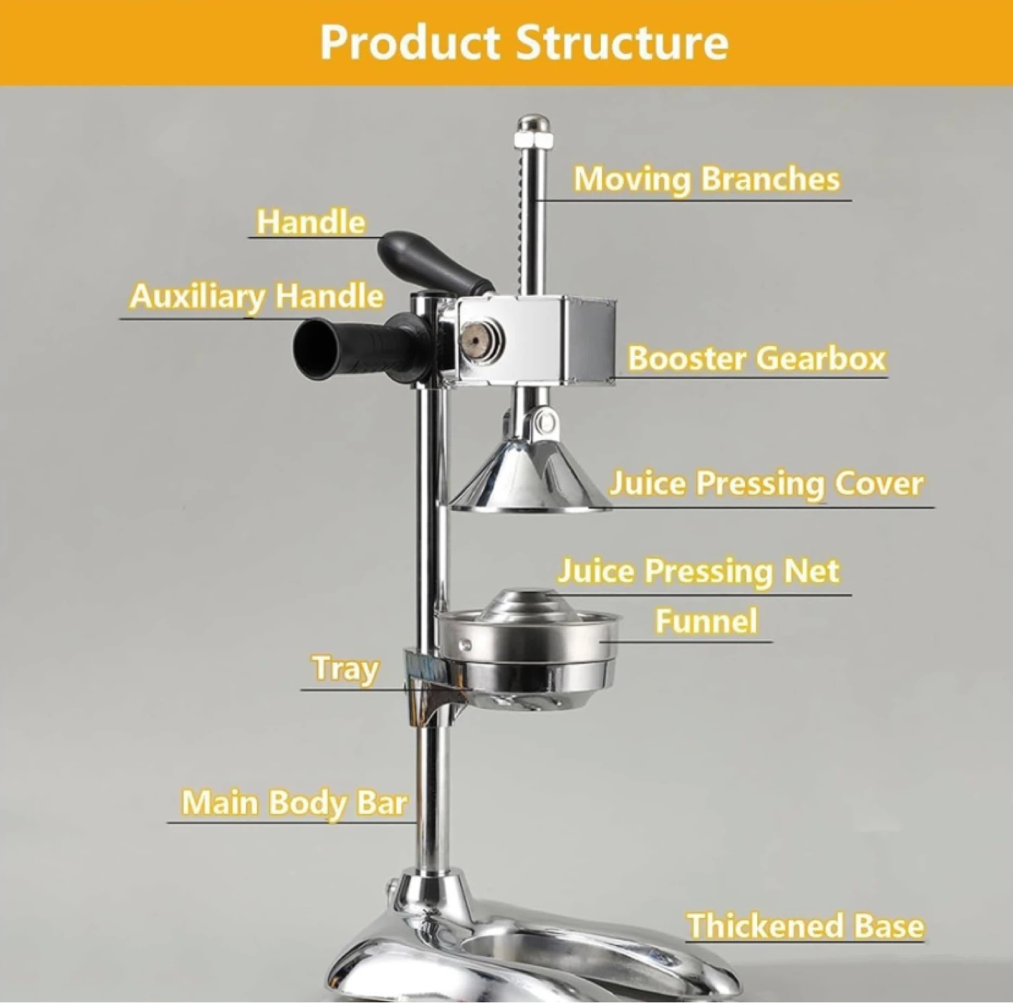 Manual lever juice press - photo 5