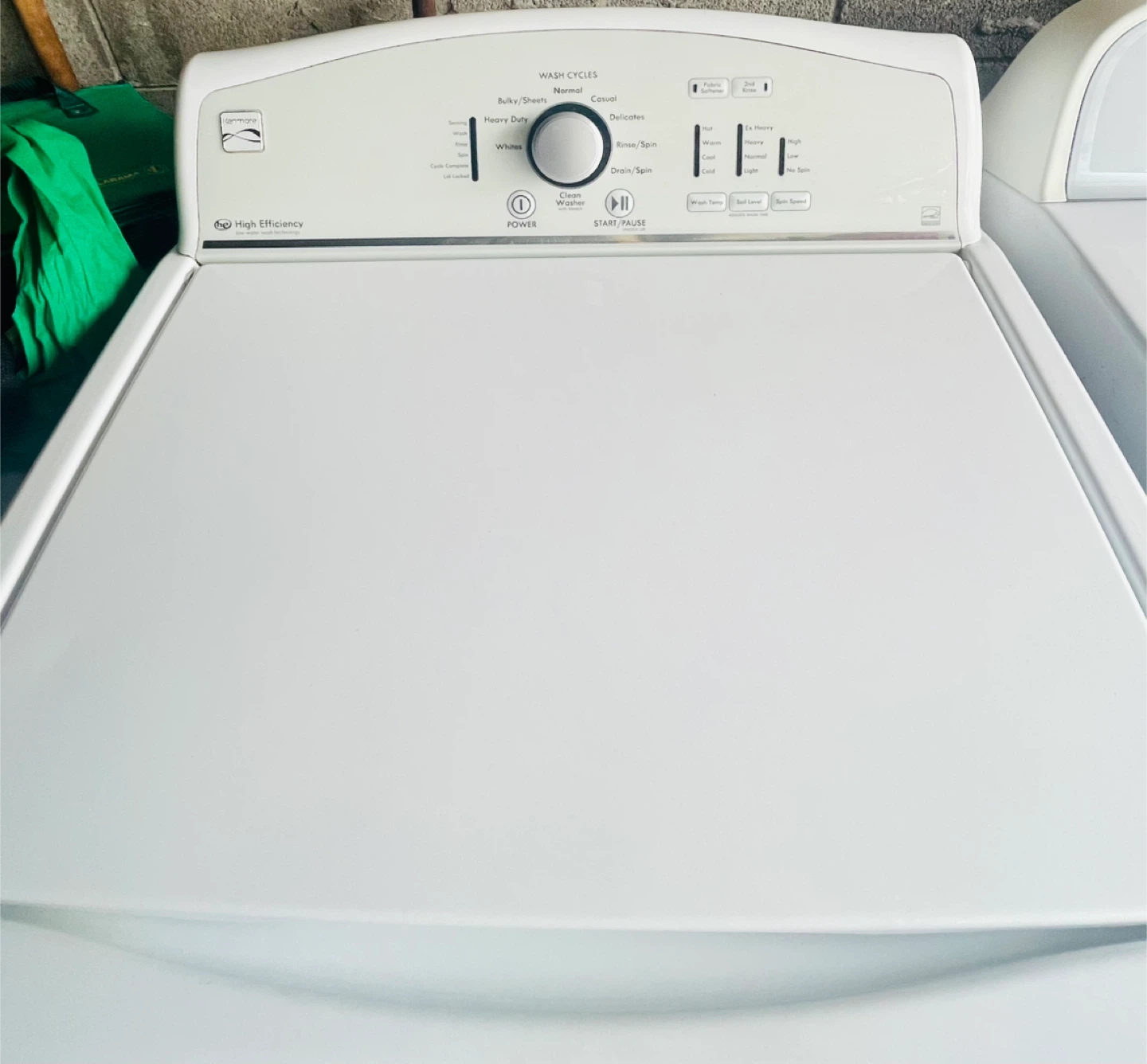 Kenmore High Efficiency Top Load Washing Machine - photo 2