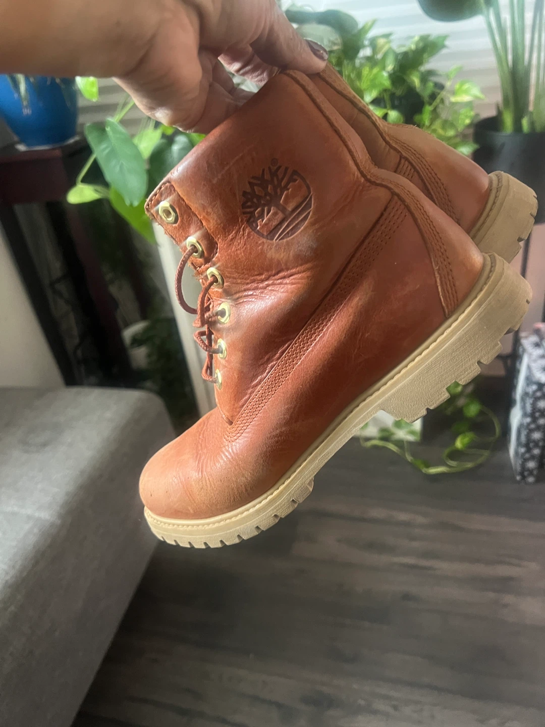 Timberland Classic Brown Leather Lace-Up Boots - photo 2