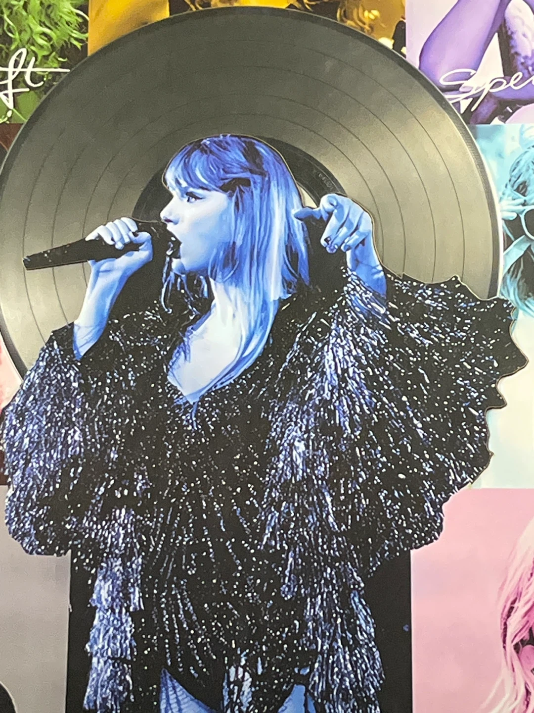 Taylor Swift Collage Framed Print with Vinyl Record - photo 2