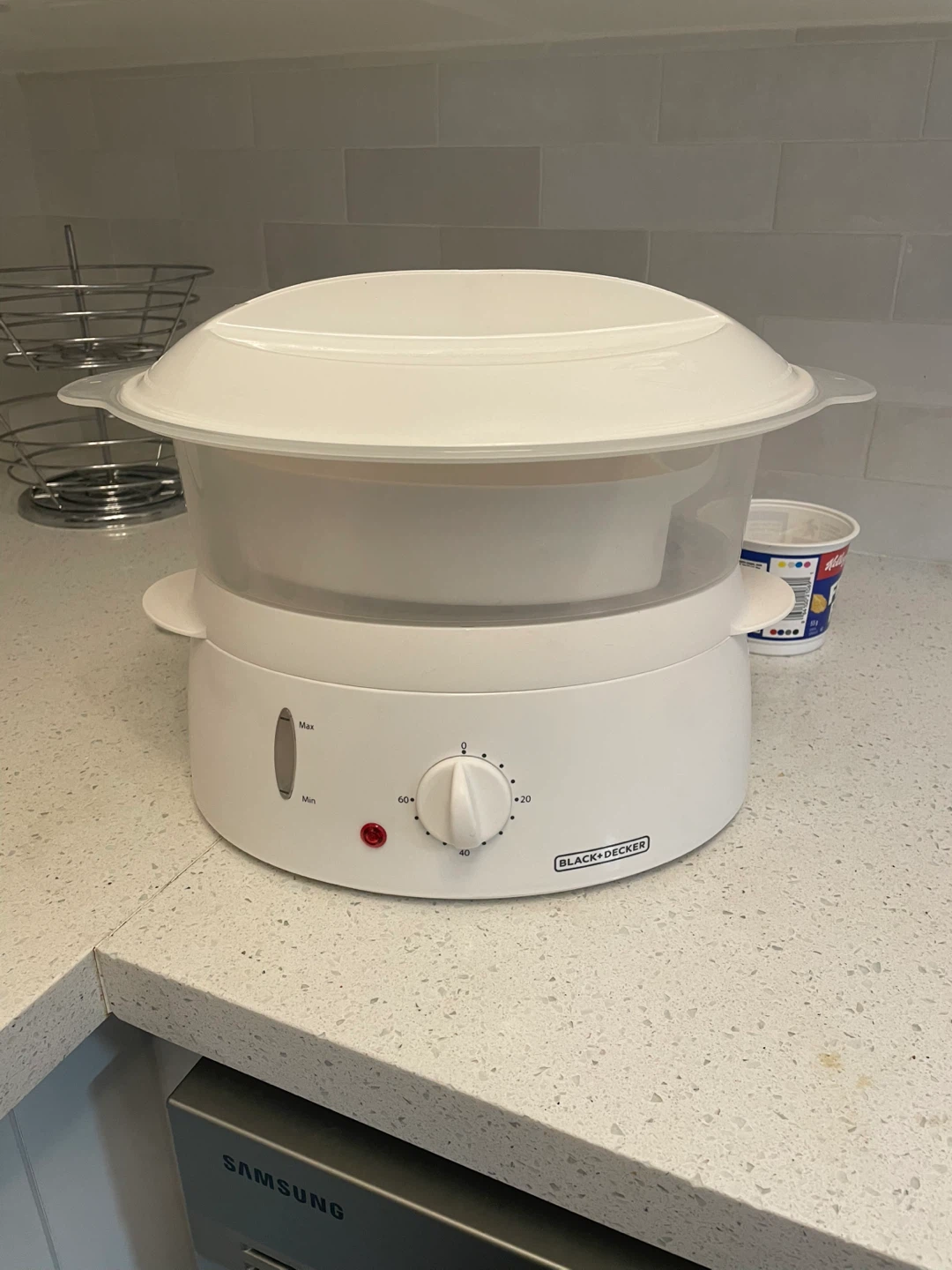 Black+Decker 4 Quart Steamer and Rice Cooker - photo 2