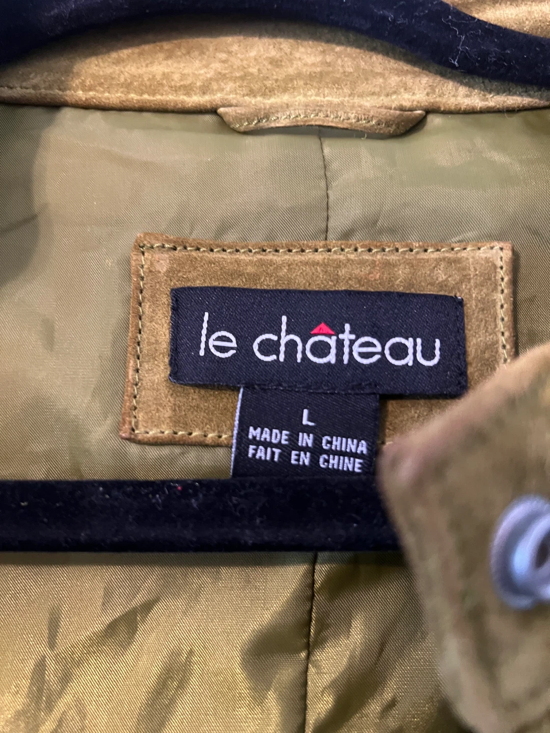 Le Chateau Suede Jacket - Size L - photo 3