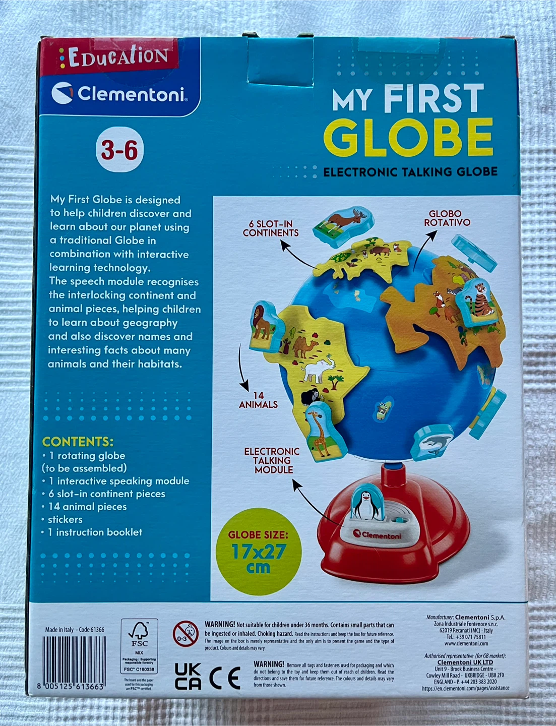 Clementoni My First Globe (Electronic Talking Globe) - photo 3