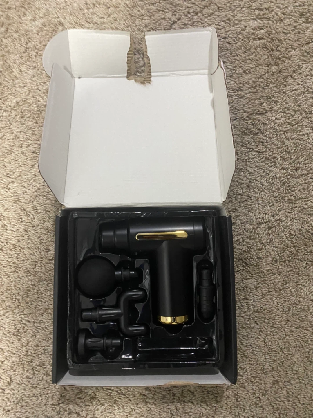 Massage Gun with USB Rechargeable, 4 Massage Heads - photo 2
