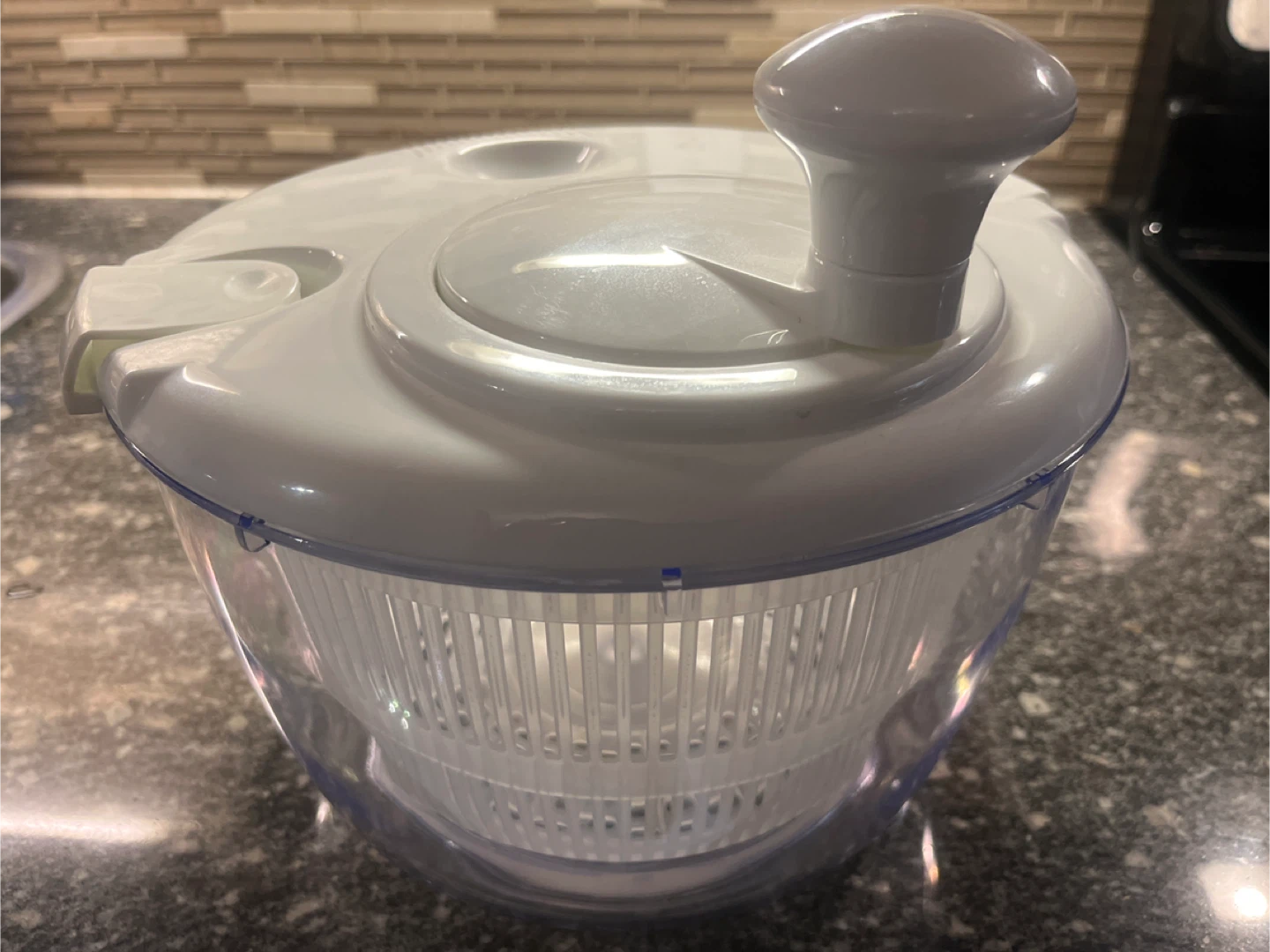 White Salad Spinner