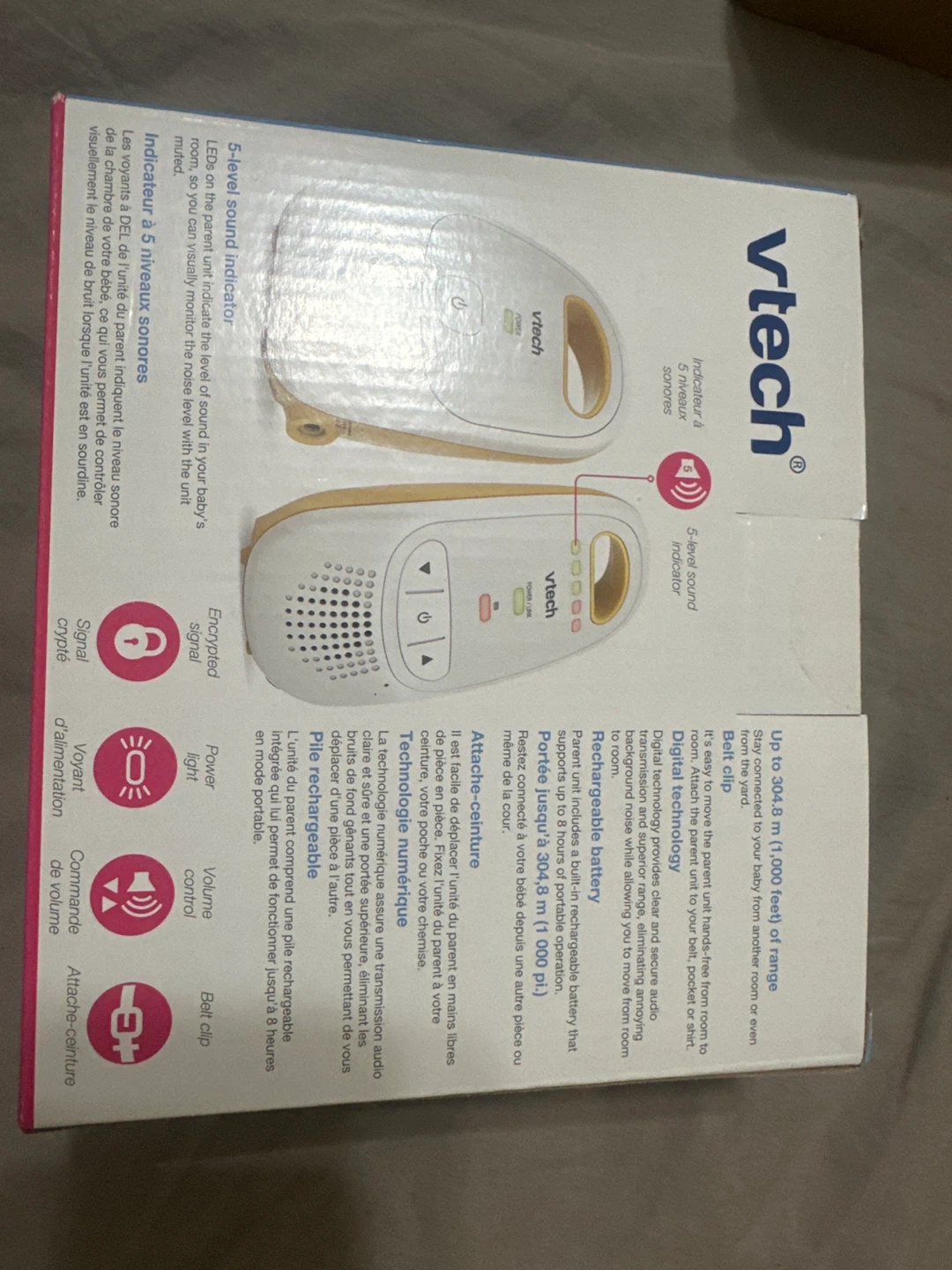 Vtech Baby Digital Audio Monitor DM111 - photo 2
