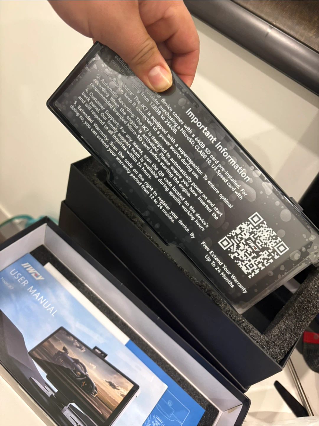 IWEY iK7 Dash Cam Mirror with HD IPS Screen - photo 3