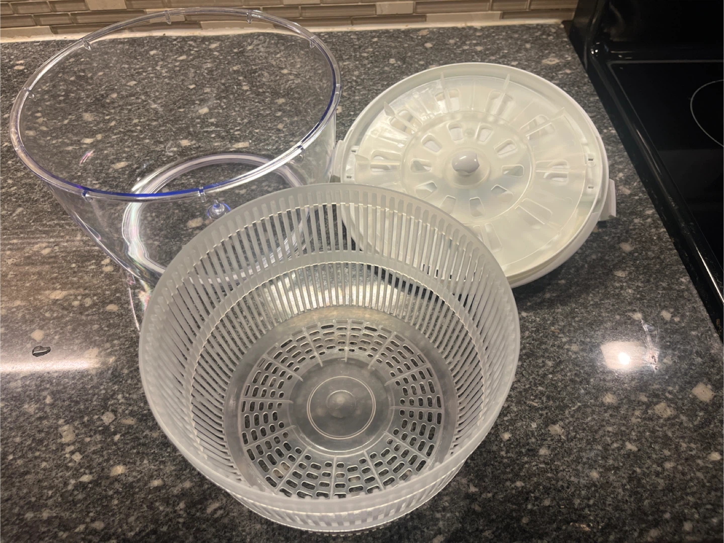 White Salad Spinner - photo 5
