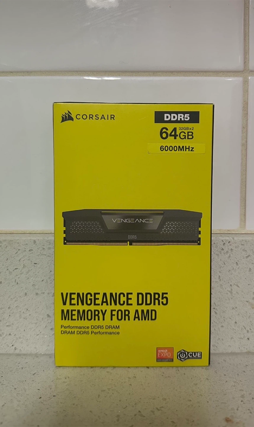 DDR5 64GB Corsair AMD Ram Fully sealed