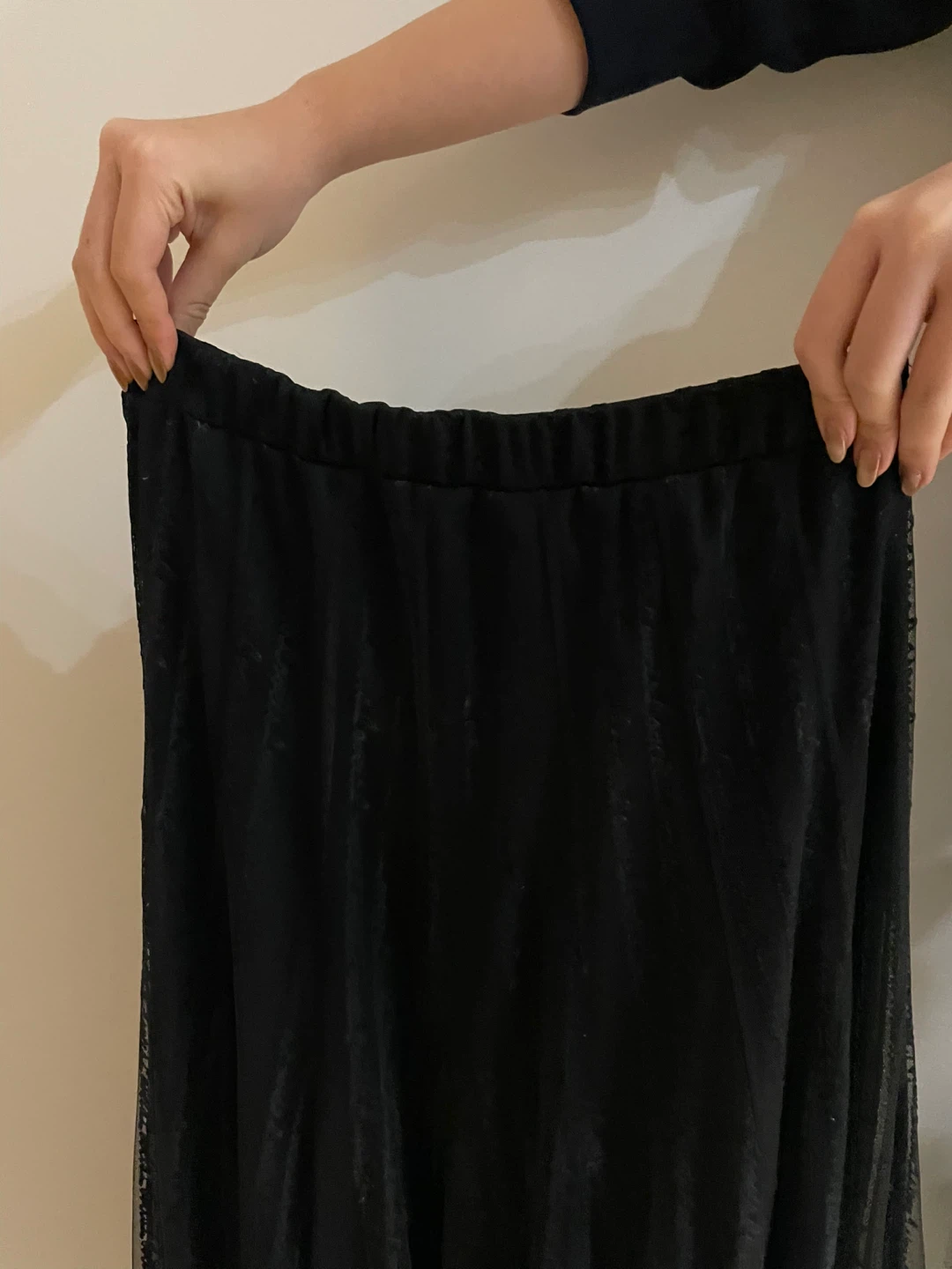Japanese brand Black Lace Maxi Skirt - photo 4