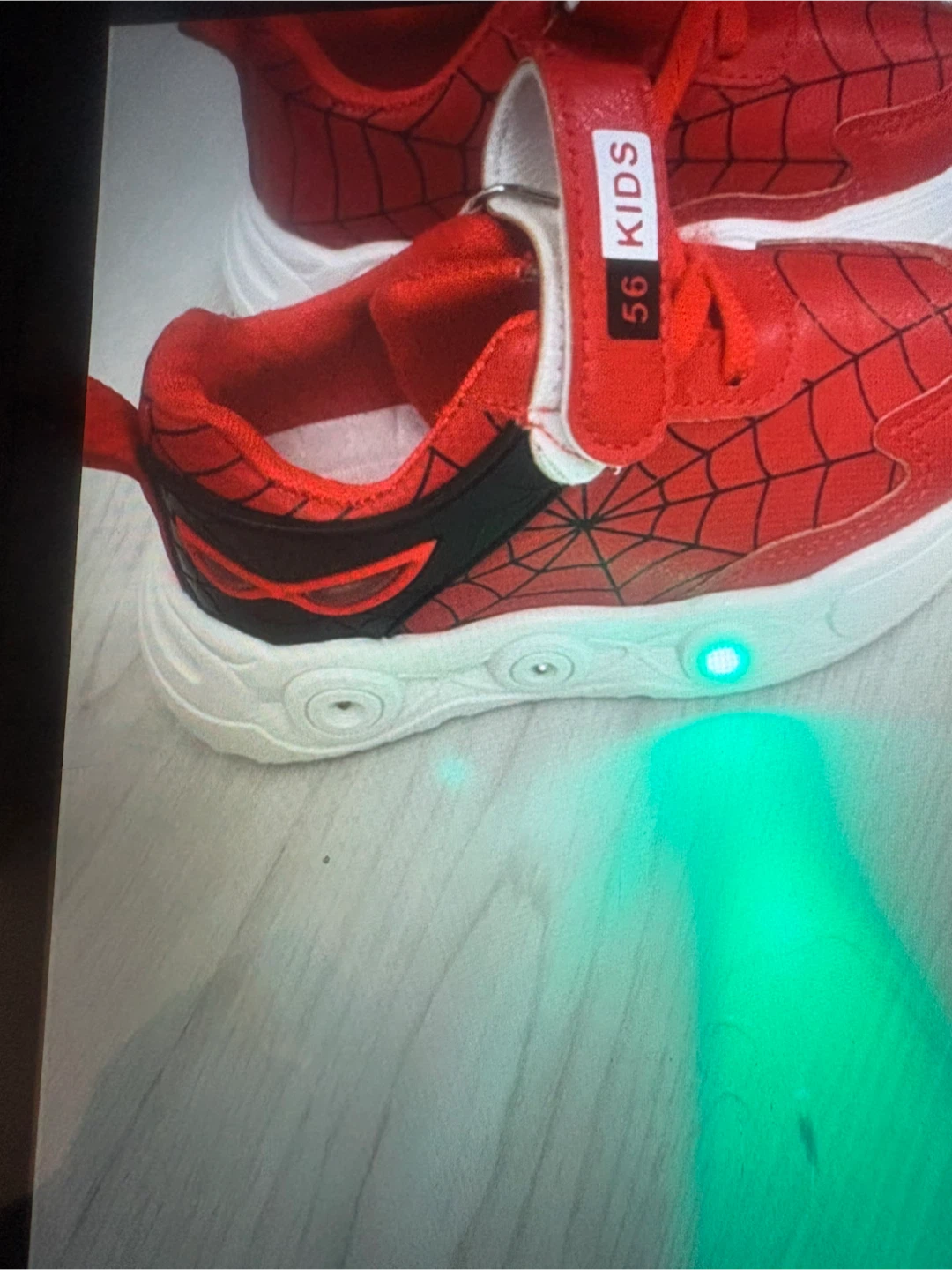 Espadrilles Spiderman pour enfants avec lumières - Taille 26 - photo 5