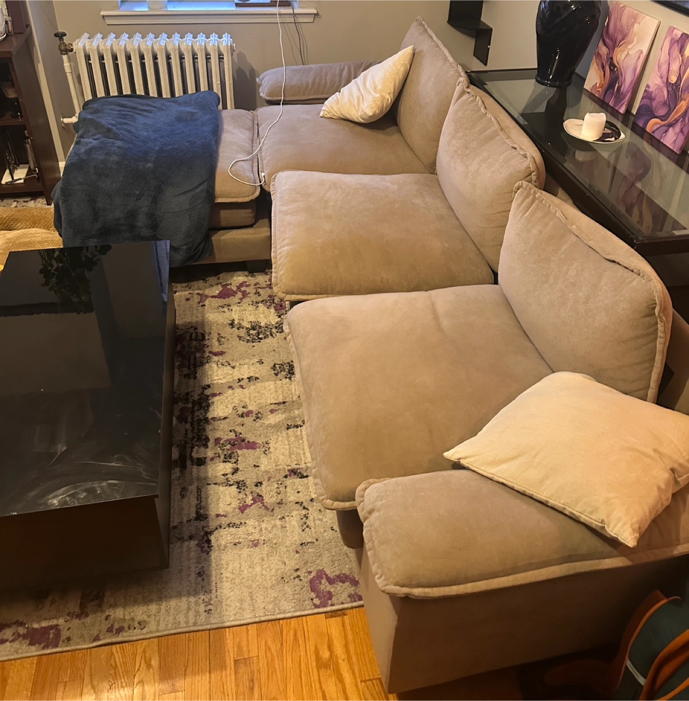 Sectional Sofa - Beige - photo 2