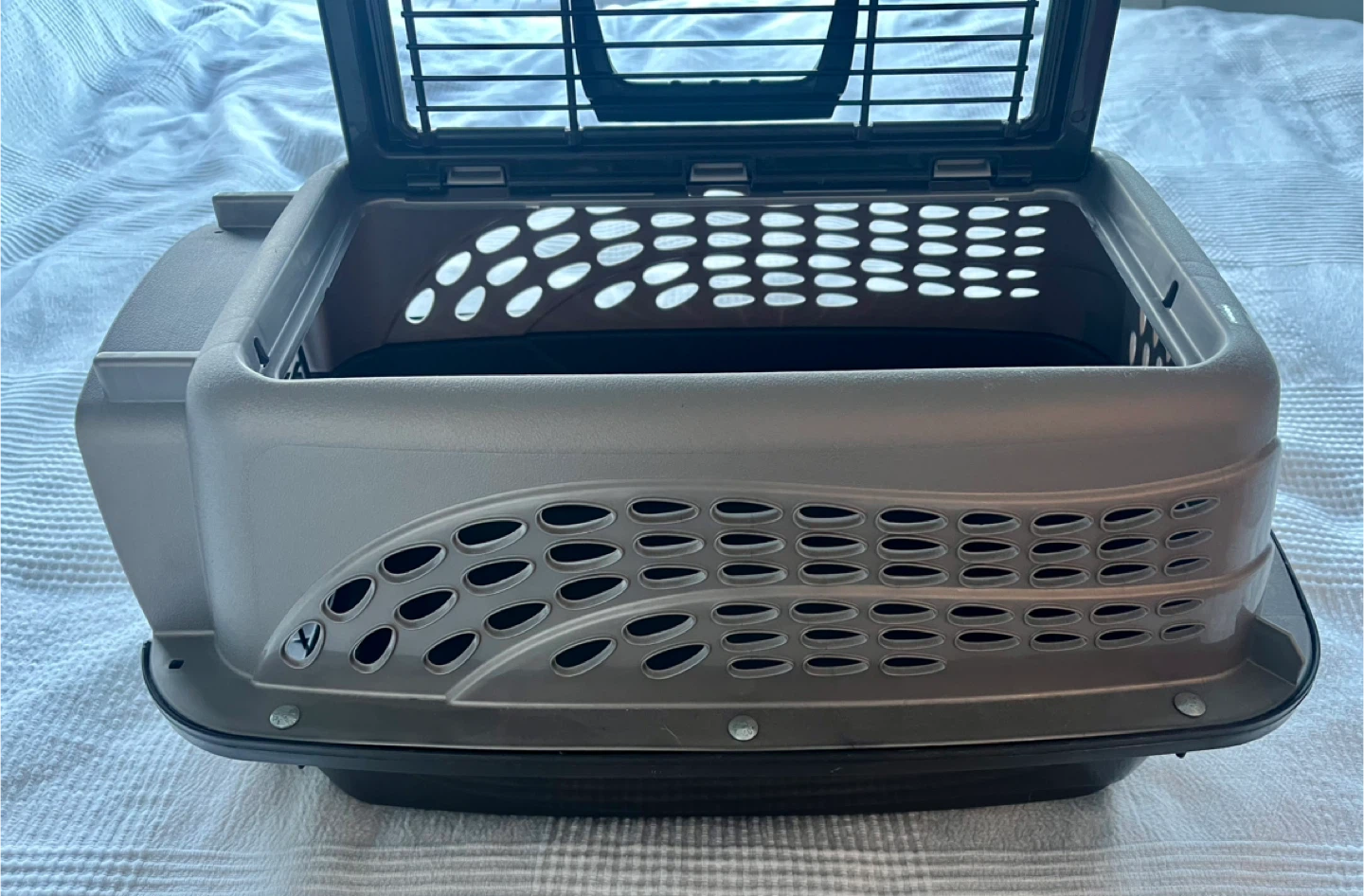 Two‑Door Pet Carrier (Top + Front Loading)