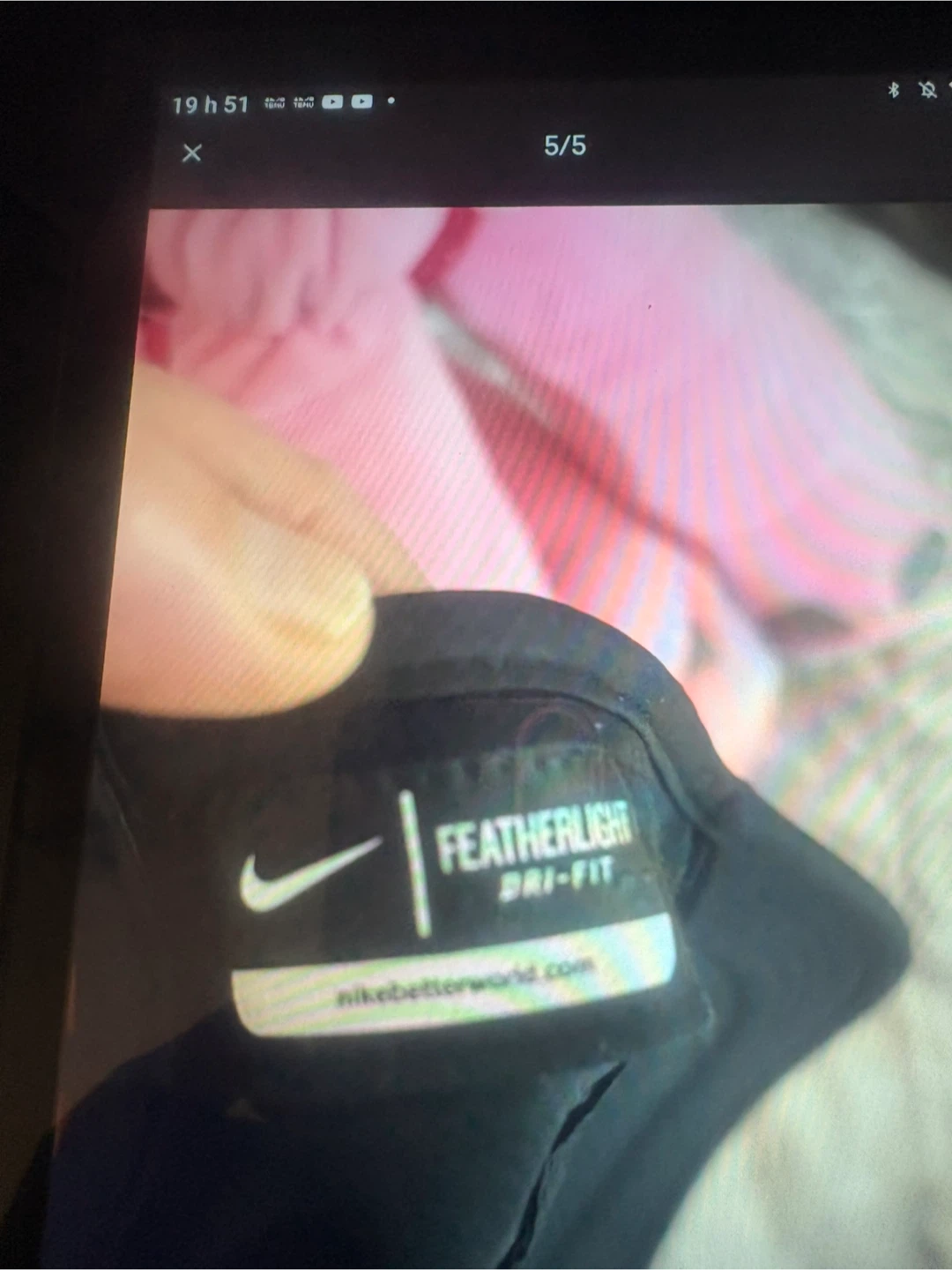 Casquette Nike Featherlight Dri-Fit noire - photo 5